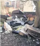  ??  ?? Residents have been urged to report fly-tipping