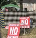  ??  ?? Tense times at Beechfield Estate in Fermoy.