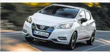  ??  ?? Nissan Micra: Schicker Kleinwagen mit dynamische­n Fahrleistu­ngen