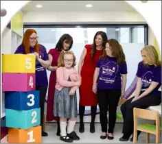  ??  ?? Tesco colleagues Jamie Hynes, Ellen Rafter & Deirdre Keating are pictured at Temple Street alongside Denise Fitzgerald, Chief Executive, Temple Street Foundation and Christine Heffernan, Corporate Affairs Director, Tesco Ireland launching the two year...