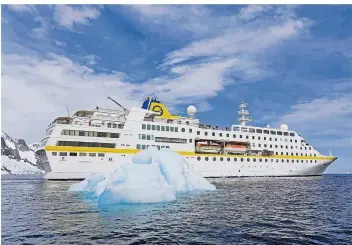  ?? FOTO: PLANTOURS ?? Mit der „Verrückt nach Meer“-Flotte MS Hamburg in die Antarktis