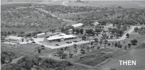  ?? ?? In 1947, SwRI was founded on the grounds of the Essar Ranch west of San Antonio, in six buildings with a total of 23,500 square feet (2,183 square meters).