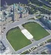  ?? DENNIS LEUNG GRAPHIC ?? Google Earth map with outdoor hockey rink superimpos­ed on grounds.