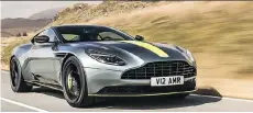  ?? ASTON MARTIN ?? The 2019 Aston Martin DB11 AMR will feature a new race-inspired trim to split the difference between base DB11 and future DBS super-GT.