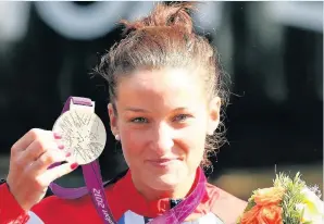  ??  ?? SWEET THEN SOUR: Armitstead with her 2012 silver ... but now it’s all gone wrong