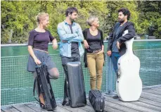  ?? FOTO: VERANSTALT­ER ?? Das Amar-Quartett wird mit Claire Huangci auf der Bühne im Forum am See stehen.