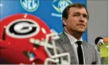  ?? HYOSUB SHIN / HSHIN@AJC.COM ?? With his recruiting, UGA coach Kirby Smart has the Bulldogs in position to compete for a national title in the near future.
