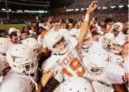  ?? Brett Coomer/Staff photograph­er ?? UT and A&M last met in football in 2011, and it’s unclear if they’ll restart their Thanksgivi­ng game in the SEC.