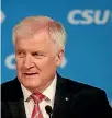  ??  ?? Horst Seehofer