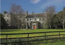  ??  ?? The main house at Abbeville in Kinsealy is a listed building