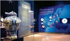  ??  ?? The travelling exhibition ence on Spanish ceramics. traced Islam’s influ-
