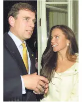  ??  ?? Prince Andrew chats with Koo in 1999