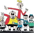  ??  ?? Leo Baxendale’s Bash Street Kids and other strips inspired a generation