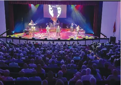  ?? Special to The Saline Courier ?? Audience members fill Woodlands Auditorium in Hot Springs Village during a recent concert performanc­e. The 654-seat venue was recently nominated for “Music Venue of the Year” by the Arkansas Country Music Awards.