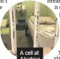  ??  ?? A cell at Alcatraz