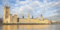  ??  ?? Seat of power The Houses of Parliament at Westminste­r