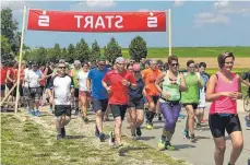  ?? FOTO: SVK ?? Ganz schön was los, beim Lauf in Kerkingen.