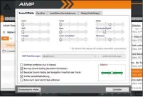  ??  ?? Aimp bringt viele Regler mit, mit denen sich der Klang verbessern lässt. Das Ergebnis hören Sie sofort.