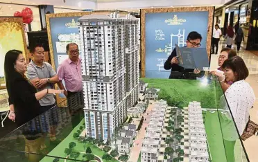  ??  ?? Key concern: Although mortgage applicatio­ns and approvals have improved in the first half, the property sector’s fundamenta­ls remain weak, according to Maybank Research.