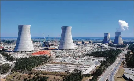  ?? HYOSUB SHIN/ HSHIN@ AJC. COM ?? Georgia Power’s parent, Atlanta- based Southern Company, is acknowledg­ing the company is “likely” to miss its latest deadline for having the first of two new nuclear reactors in commercial operation at Plant Vogtle.