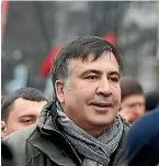  ?? PHOTO: GETTY IMAGES ?? Opposition leader Mikheil Saakashvil­i says he considers himself a prisoner of Ukrainian oligarchs.