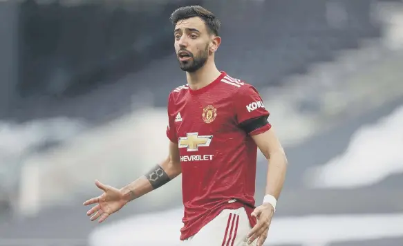  ??  ?? Manchester United's Bruno Fernandes.