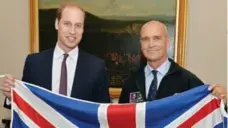  ?? JOHN STILLWELL/AFP/GETTY IMAGES ?? Prince William, who was a patron of the expedition, said he and his brother, Prince Harry, had lost a friend in explorer Henry Worsley.