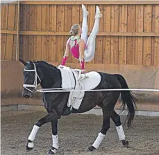  ?? FOTO: HERBERT MAYR ?? Jana Veser vom RFV Schwendi in Aktion.