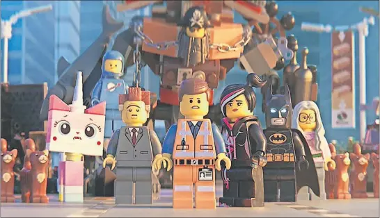 ?? [WARNER BROS. PICTURES] ?? The crew of “The Lego Movie 2: The Second Part.”
