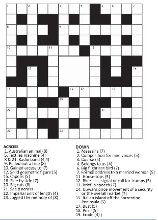 crossword pressreader