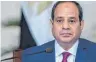  ?? FOTO: AFP ?? Seine Wiederwahl gilt als so gut wie sicher: Ägyptens Präsident Abdel Fattah al-Sisi.