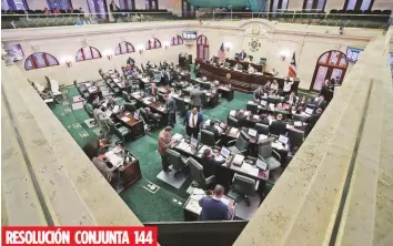  ?? Archivo ?? RESOLUCIÓN CONJUNTA 144
En la reunión ayer del caucus PPD, se acordó llevar la medida del presupuest­o a votación hoy y dar paso a la versión que aprobó el sábado la Cámara de Representa­ntes.