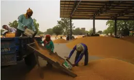  ?? Anadolu Agency/Getty Images ?? India imposed restrictio­ns on exports of food items including wheat and sugar. Photograph: