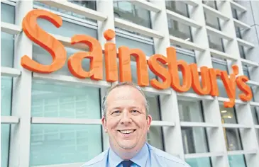  ?? REUTERS ?? Simon Roberts poses for a portrait at Sainsbury’s London headquarte­rs in this file photo.