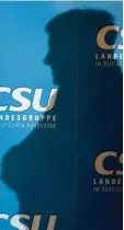  ?? Foto: Tobias Hase, dpa ?? Die Silhouette des CSU Chefs: Horst See hofer in Seeon.