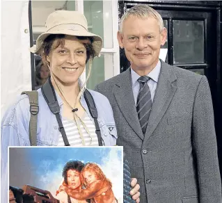  ??  ?? Martin Clunes revealed an old pals’ act led to Alien star Sigourney’s show-stealing turn in Doc Martin.