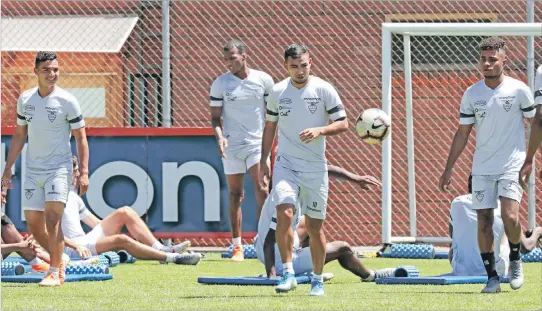  ?? HENRY LAPO / EXPRESO ?? Cambios. La renovación de la plantilla es uno de los puntos que más resalta en el trabajo del entrenador argentino, Jorge Célico, en la Tricolor. El grupo de jóvenes, además, respondió a la exigencia internacio­nal en todos los amistosos.