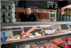  ??  ?? Kevin Martin, who works at Cashmere Cuisine Butchery in Colombo St, says some of his older customers have been coming to the shop for 40 or 50 years.