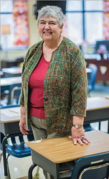  ?? WILLIAM HARVEY/THREE RIVERS EDITION ?? Mary-Lou Dunn will retire June 30 after 40 years as executive director of The Sunshine School in Searcy. A native of Searcy, Dunn plans to look for opportunit­ies to volunteer in the community following her retirement.