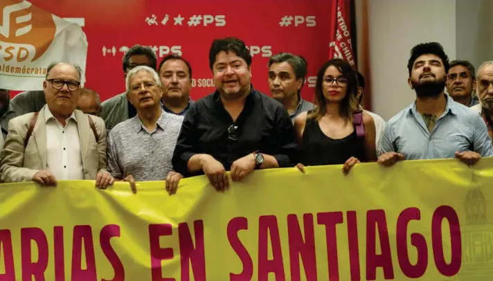  ?? ?? ► El exconcejal Ismael Calderón es el precandida­to a alcalde por Santiago del Partido Socialista (PS).