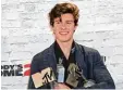  ?? Foto: dpa ?? Erst 19 Jahre alt und schon ganz oben: Shawn Mendes.