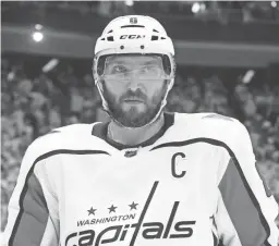  ??  ?? Left wing Alex Ovechkin has long been criticized for the Capitals’ postseason failings.