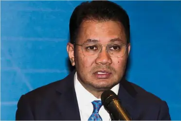  ??  ?? Profitabil­ity aim: Syed Faisal believes Proton will return to the black soon as it does not have to worry about carrying Lotus’ losses on its books.