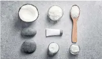  ?? DREAMSTIME ?? At home, aggressive exfoliatio­n can cause skin damage, irritation and breakouts.