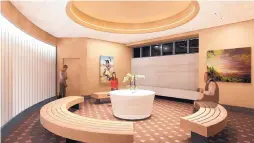  ?? COURTESY OF CITY OF ALBUQUERQU­E ?? Among the upgrades planned for the Albuquerqu­e Internatio­nal Sunport is the meditation room, as seen in this rendering.