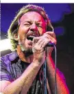  ??  ?? Eddie Vedder und seine Band Pearl Jam treten am 7. 7. in Wien auf, zum ersten Mal seit 2014