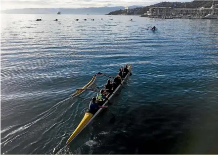  ??  ?? The annual Matariki Harbour Challenge kicks off tomorrow with more than 40 waka ama, or outriggers canoes, taking part in the all-day competitio­n.