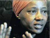  ?? PICTURE: BHEKI RADEBE ?? Wendy Sawutana, mother of Khanyisile Sawutana from New Crossroads, who was found dead on Sunday.