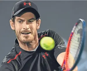  ??  ?? Andy Murray has not played competitiv­ely since Wimbledon last year.Getty.