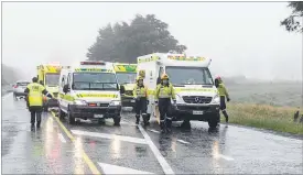  ??  ?? MAJOR RESCUE: St John sent five ambulances to the crash scene.